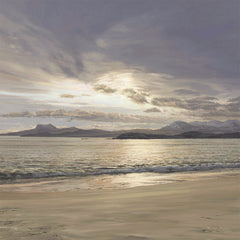 View from scottish beach print - Mellon Udrigle near Laide
