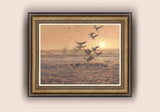 "First In" Pink-footed Geese Prints