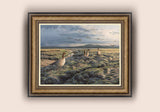 Wigtown Bay - Wildfowl print of pink-footed geese