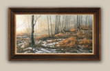 Framed autumn fallow deer