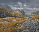 Mountains of Scotland - Glen Coe Painting - Framed Prints of Scottish Landscapes