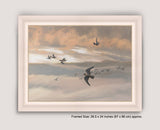 "Hunting Peregrine", Peregrine Falcon Print