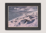 Framed Hunting Golden Eagle canvas print