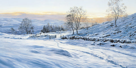 "The Open Gate" Scottish Snow Scene Print