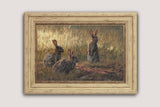Picture of framed rabbit print