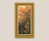 Framed barn owl canvas print