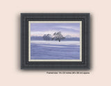 Winter Trees Landscape Print